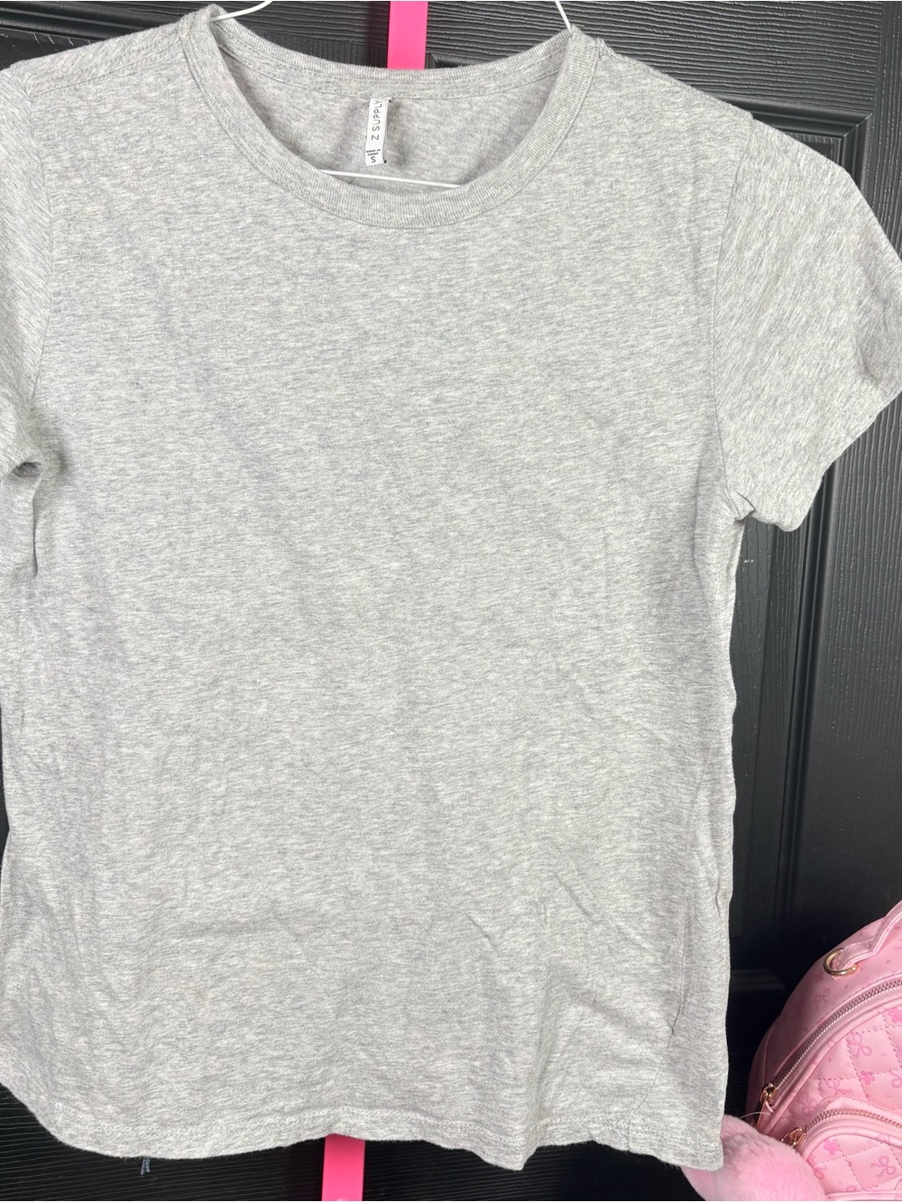 Z Supply Heather Light Gray Short Sleeve Tee